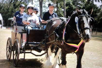 Garden centre raises almost £8,000 for Quest Riding for the Disabled