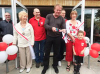 Kerry Dixon opens up new home for Byfleet Village FC