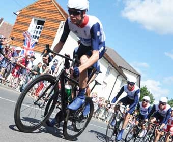 Blazing saddles: the Olympic road race rips through the borough