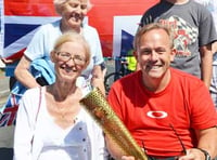 Olympic Torch bearer Chris really has the Midas touch