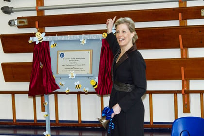 Sophie, Countess of Wessex marks Chobham St Lawrence Primary School's bicentenary year with official visit