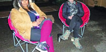 Nursery team "sleeps rough" for charities