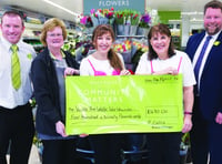 Local Waitrose Walk's the Walk with cancer charity donation