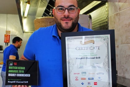 Charcoal Grill takes second place at British Kebab Awards