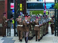 Jubilee Square welcomes Freedom of the Borough Parade