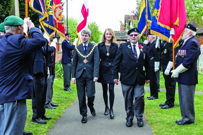 Veterans and cadets turn out for St George's Day parade