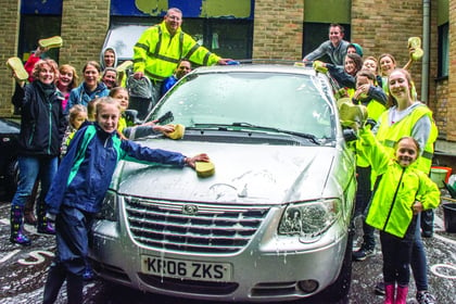 St John's Church holds "Raise the Roof" car wash