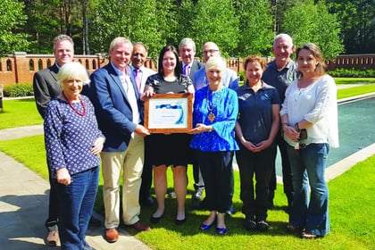 Woking's Muslim Burial Ground Peace Garden wins first prize