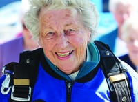 Woking woman takes to the skies for ninetieth birthday