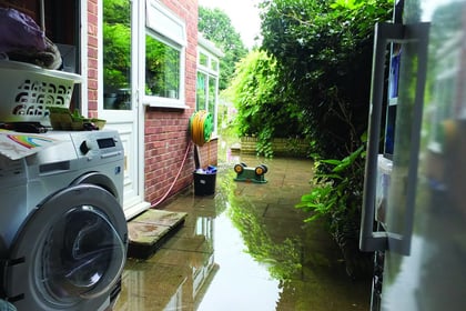 Burst water main floods homes again