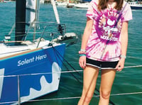 Young Woking cancer patient on a tide of optimism after charity sailing trip