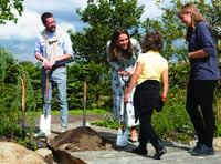 Duchess of Cambridge opens new play garden