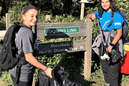 Teenager’s fundraising Downs Link walk