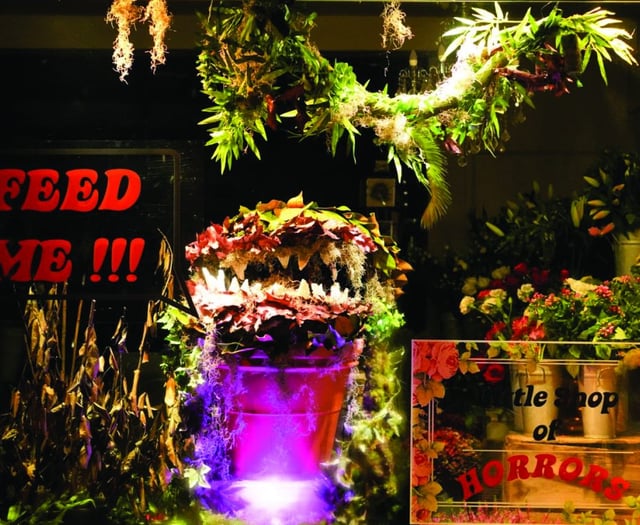 Florist becomes Little Shop of Horror for Halloween