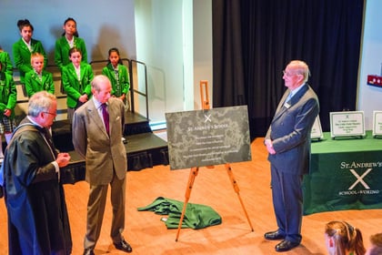 Duke of Kent opens new school facilities