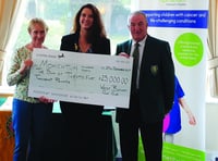 West Byfleet Golf Club presents record fundraising pot to local charities