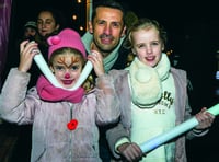 West Byfleet lights up