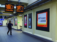 The Lightbox brightens commuters' day with artful posters