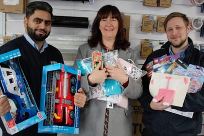 Byfleet and Woking donate wave of Christmas presents to children's hospice