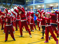 Santas run for Woking hospices