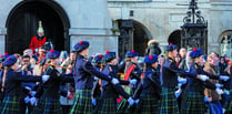 Gordon's School marches through Whitehall