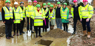 Mayor of Woking plants Sheerwater time capsule