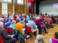 Packed public meeting discusses stadium plans