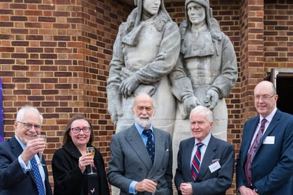 Statue of aviation pioneers unveiled at Brooklands Museum