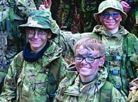 Woking air cadets' wilderness adventure