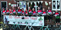 Cherry Trees shows support for cycle race