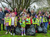 Charlotte’s litter picking party