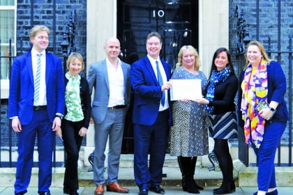 Action group presents M25 petition to Downing Street
