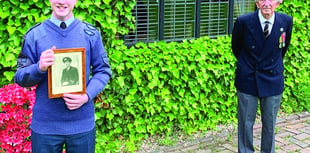 Grandson honours the fallen with veteran grandad