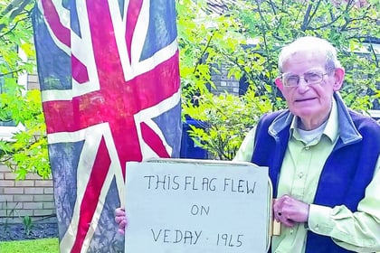 Union Flag from first VE Day flown for 75th anniversary