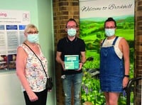 Care home staff grateful for PPE donation