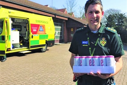 Soft drinks company Esprala helps NHS with thirsty work
