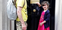 Determined Hasti and her dad deliver plea to No 10