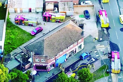 St John's chip shop blaze
