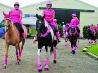 Sponsored ride puts charity in the pink