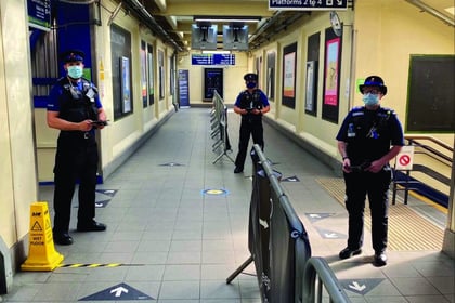 Police seize drugs at railway station
