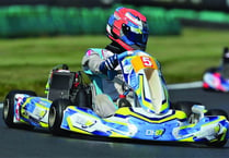 Life in the fast lane as Harrison wins kart grand prix