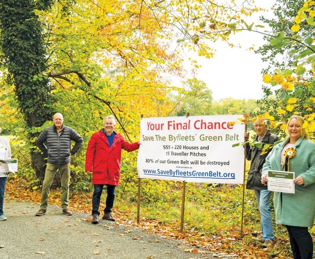 Byfleet residents urged to speak out to save green belt