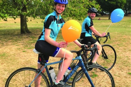 Couple take on 100 miles in a day charity cycle challenge