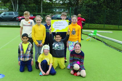Pupils’ bounce-a-thon helps the hospice