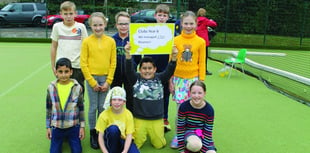 Pupils’ bounce-a-thon helps the hospice