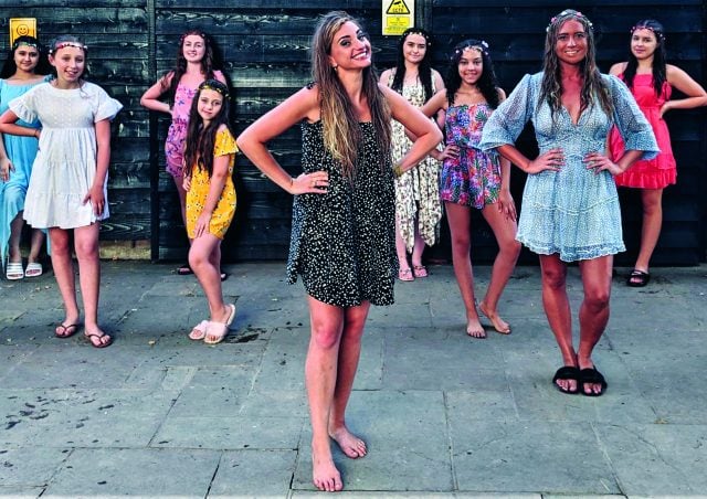 Dance group perform pop video with message of hope