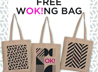 Free canvas bag in three designs