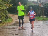 Local support spurs on marathon efforts to beat the weather