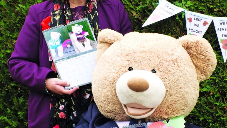 Big Bear is back on charity calendar wokingnewsandmail co uk