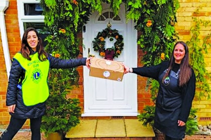 DIY festive wreaths help fund Christmas cheer